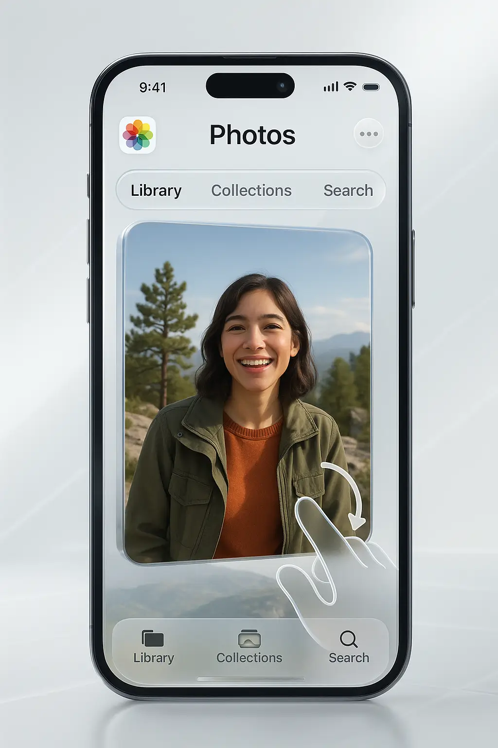 تطبيق الصور في iOS 26